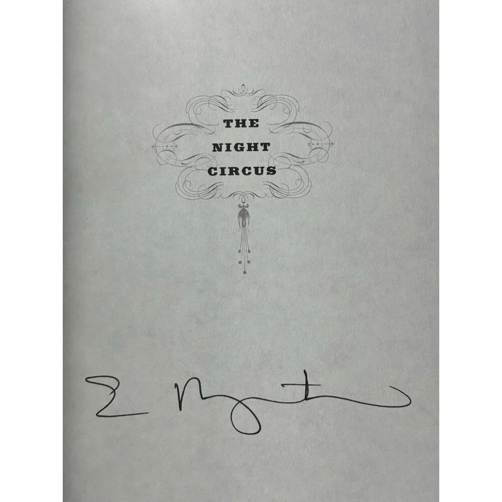 📚❤️ The Night Circus SIGNED Erin Morgenstern 1st Edition 1st Printing HC ❤️📚 - Picture 2 of 9